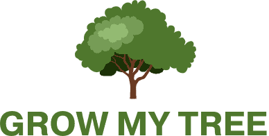 Grow My Tree Logo - stilisierter Baum